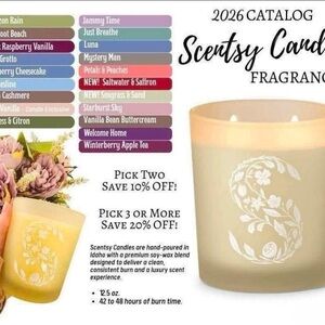 Scentsy Cream Scented Candle